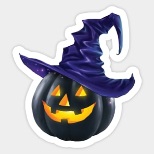 Halloween Witch Jack Sticker